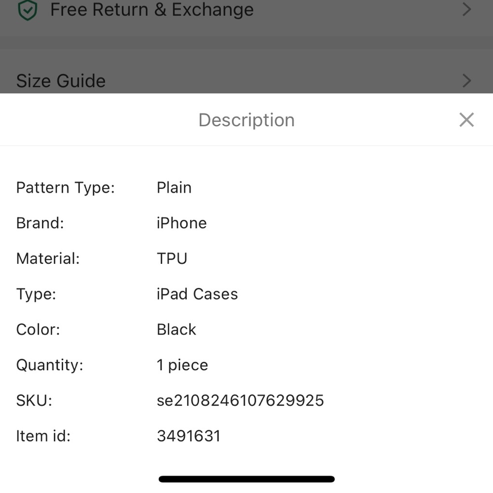 Black iPad Pro 9.7 Inch Case - Picture 4 of 4